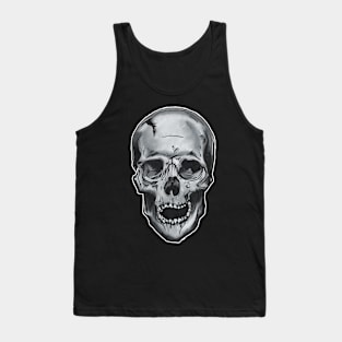 Down Skull Tank Top